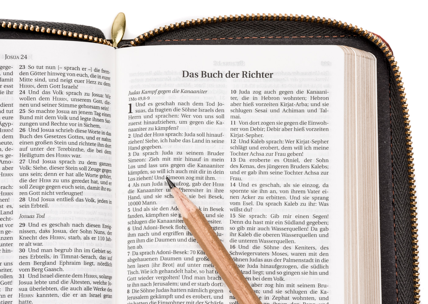 Die Bibel – Schlachter 2000 (Miniaturausgabe in PU-Einband, grau/braun)